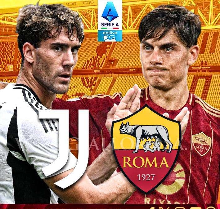 Juventus-Roma - La copertina del match. GRAFICA!
