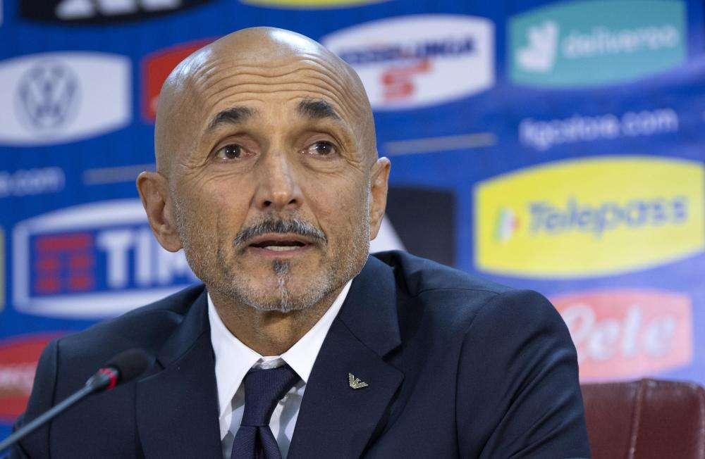 Il CT Spalletti in visita all'Atalanta a Zingonia