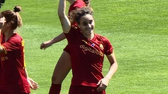Roma Femminile, Soffia: "Segnare per la Roma è un'emozione unica. Ora ci aspetta una finale da vincere"