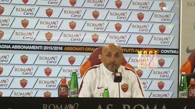 TRIGORIA - Spalletti: "Totti? Si devono incontrare lui e Pallotta, smetto di parlarne. Dzeko o falso nueve? Decido oggi"