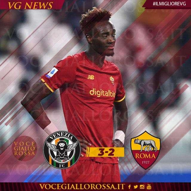 #IlMiglioreVG - Tammy Abraham è il man of the match di Venezia-Roma 3-2. GRAFICA!