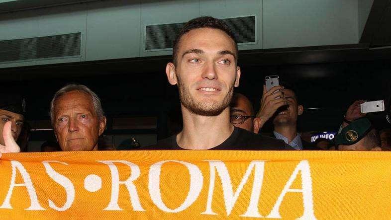 L'arrivo a Roma di Vermaelen, la photogallery