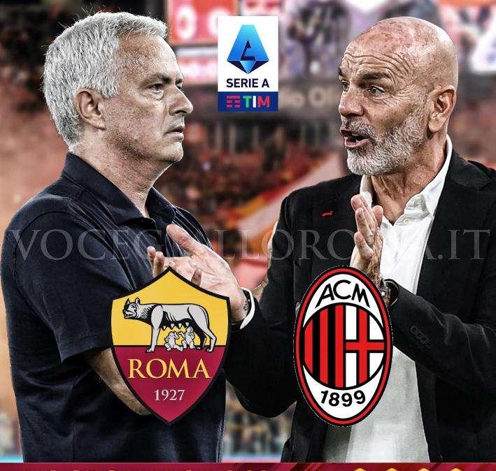 Roma-Milan - La copertina del match. GRAFICA!