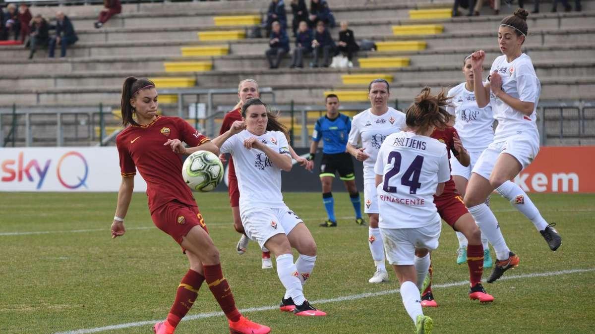 Roma Femminile, sabato alle 18:00 amichevole contro la Fiorentina 