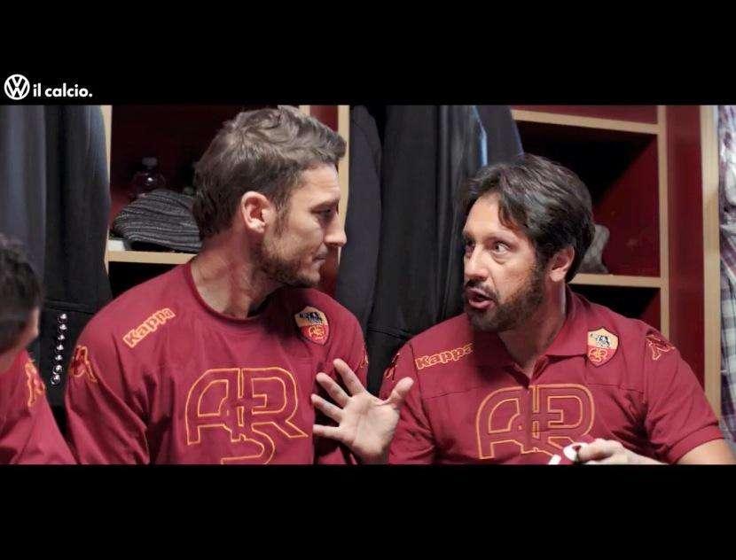 Nuovo spot Volkswagen con Totti, Osvaldo, Lamela, Romagnoli e Florenzi. VIDEO!