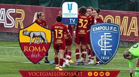 Coppa Italia Femminile - Roma-Empoli - La copertina del match. GRAFICA!