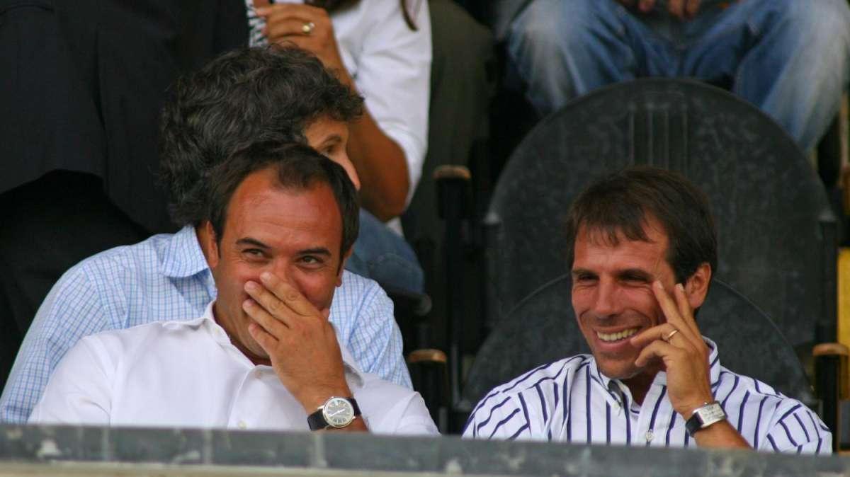 Gianfranco Zola nuovo allenatore del Cagliari, con lui Casiraghi