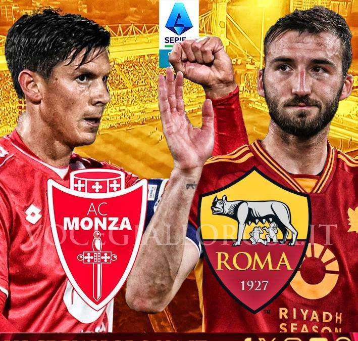Monza-Roma - La copertina del match. GRAFICA!