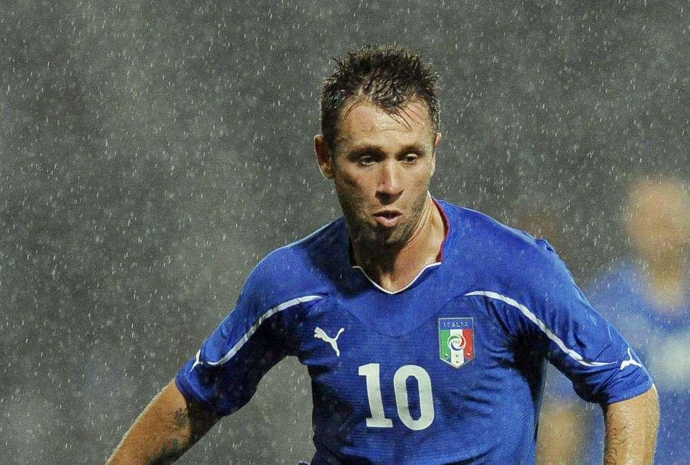 Cassano è arrivato a Coverciano