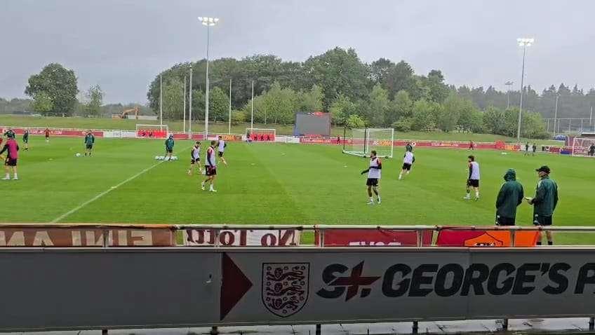 Ritiro Roma - Lavoro con il pallone dopo l'Aston Villa. Out Ferguson e Ndicka. FOTO! VIDEO!
