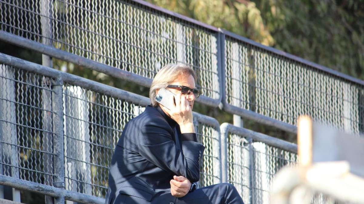 VG - Alberto De Rossi e Pastorella in tribuna per Roma-Milan di Coppa Italia Femminile. FOTO!