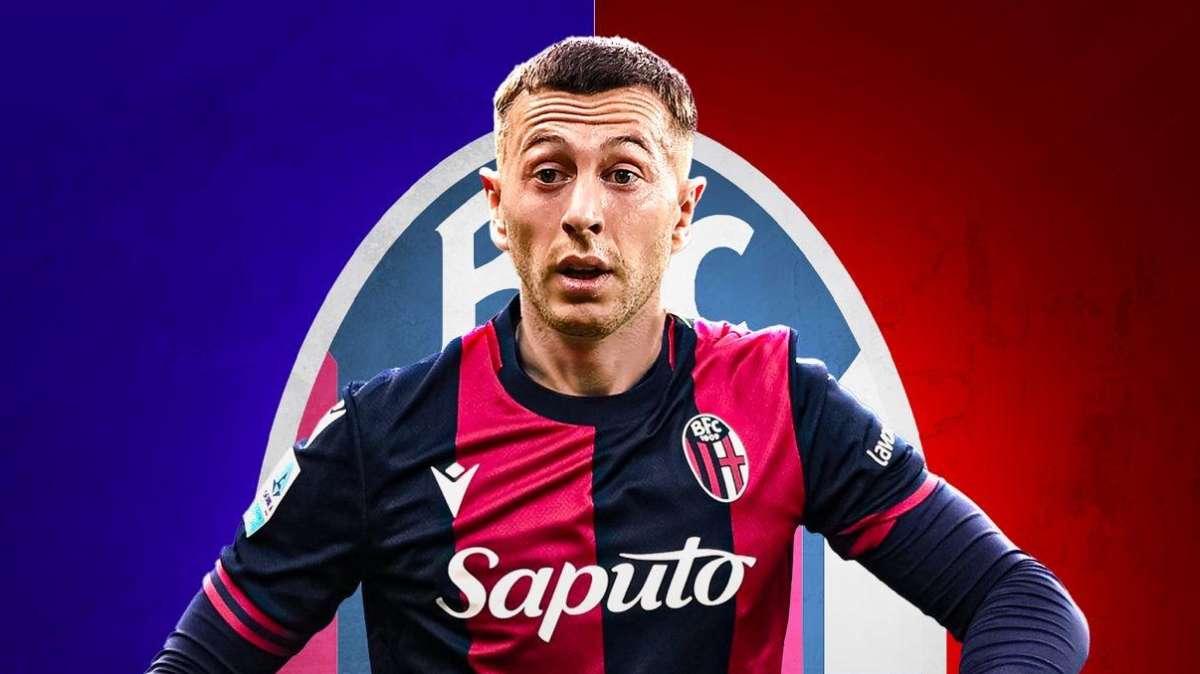 Bologna, distorsione al ginocchio per Bernardeschi: in forte dubbio per la Roma