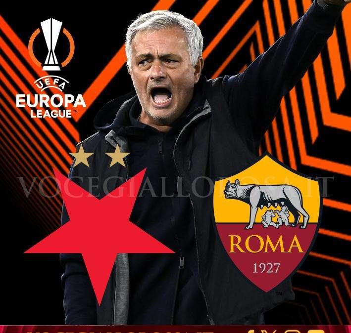 Slavia Praga-Roma - La copertina del match. GRAFICA!