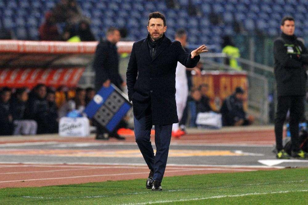 Di Francesco: "Importante avvicinarsi al derby con una vittoria, faremo una grande partita. Manolas? Spero non sia nulla di grave"