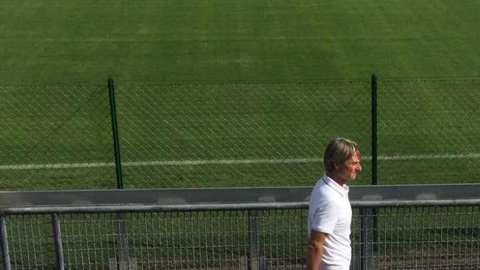 Roma-Empoli, Alberto De Rossi in tribuna insieme a De Sanctis, Pipitone, Zecca e Melillo. FOTO!