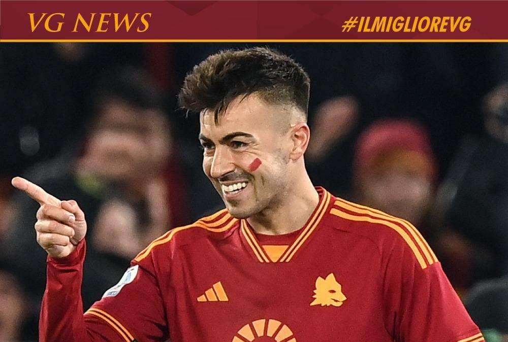 #IlMiglioreVG -  El Shaarawy è il man of the match di Roma-Milan 2-1. GRAFICA!