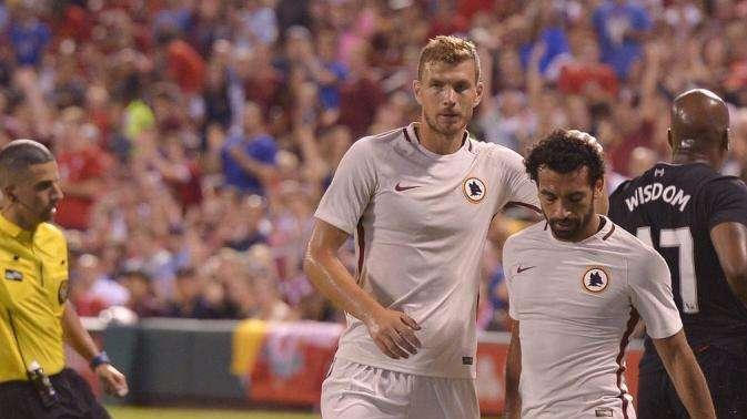 LA VOCE DELLA SERA - La Roma batte il Liverpool 2-1 grazie a Dzeko e Salah. Spalletti: "Poca personalità nel primo tempo, contenti di Strootman". Giallorossi ora a Montreal