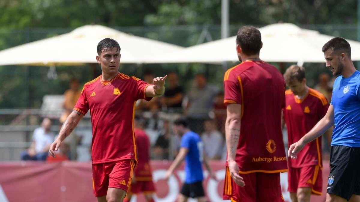 TRIGORIA - Dybala e Lukaku in gruppo nell'allenamento di rifinitura. VIDEO!