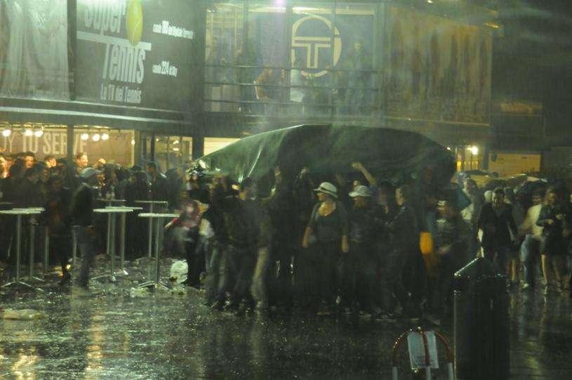 La serata di chiusura del Villaggio Vip del Foro italico rovinata dalla pioggia FOTO!