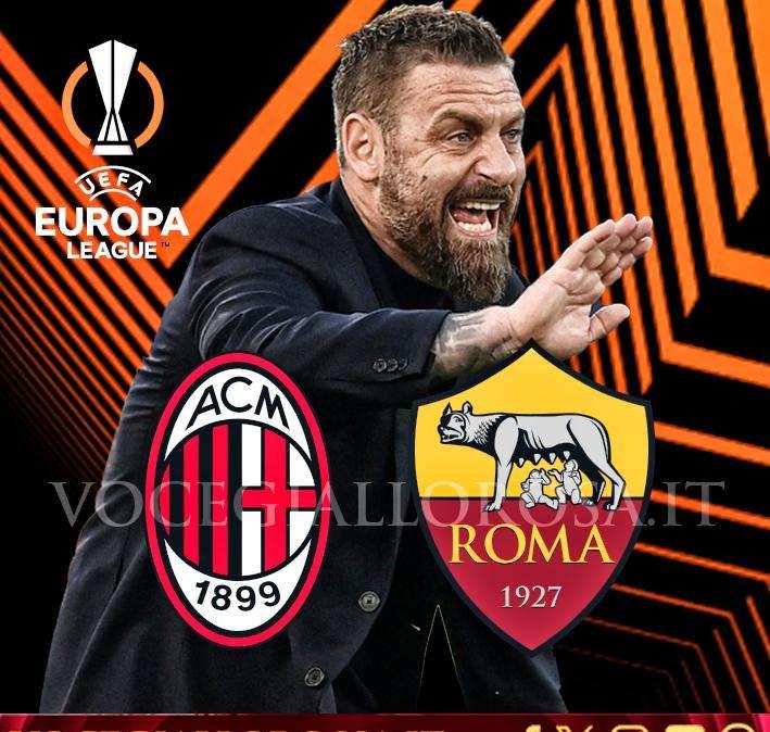 Milan-Roma - La copertina del match. GRAFICA!