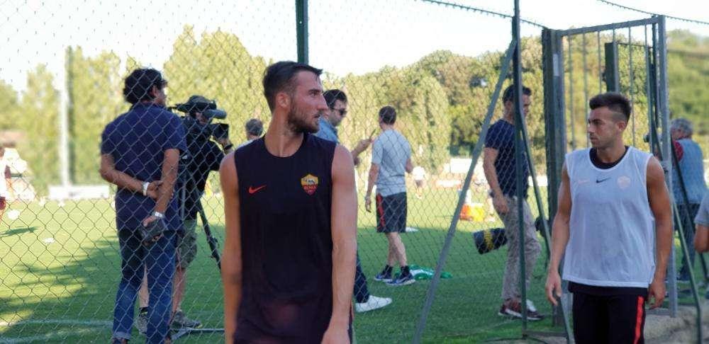TRIGORIA - Partitella nel pomeriggio, decide Dzeko. Individuale per Gerson, Santon, Verde e Kluivert