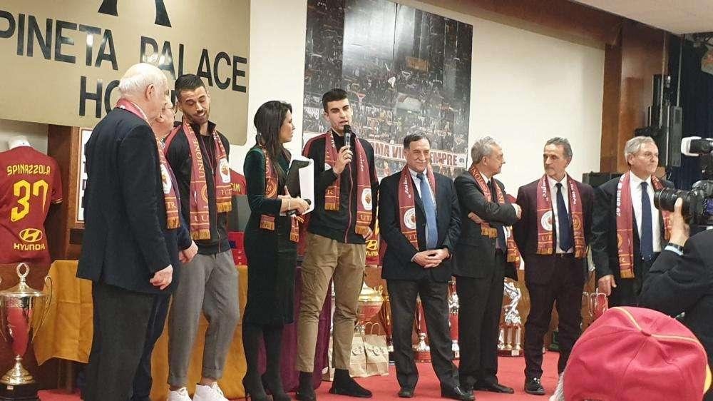 Evento UTR, Calvo: "A breve avremo notizie". Spinazzola: "I tifosi della Roma sono incredibili". Mancini: "Dimostriamo il nostro valore sul campo"