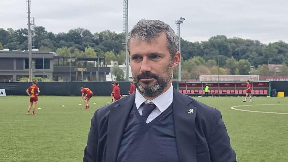 Roma Femminile, Spugna: "Il nostro obiettivo è quello di aumentare la distanza con la seconda. Selerud? Vedremo se sarà convocata"