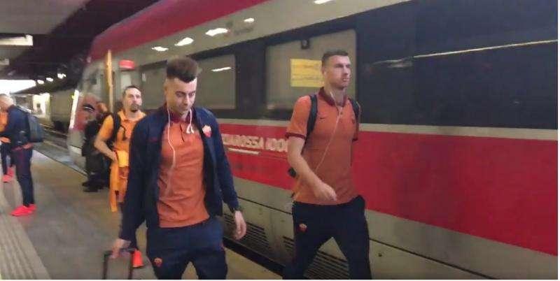 La Roma è arrivata a Firenze. FOTO! VIDEO!
