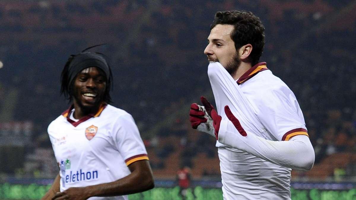 Roma-Catania, l'esultanza dei tifosi giallorossi al gol di Destro. VIDEO!