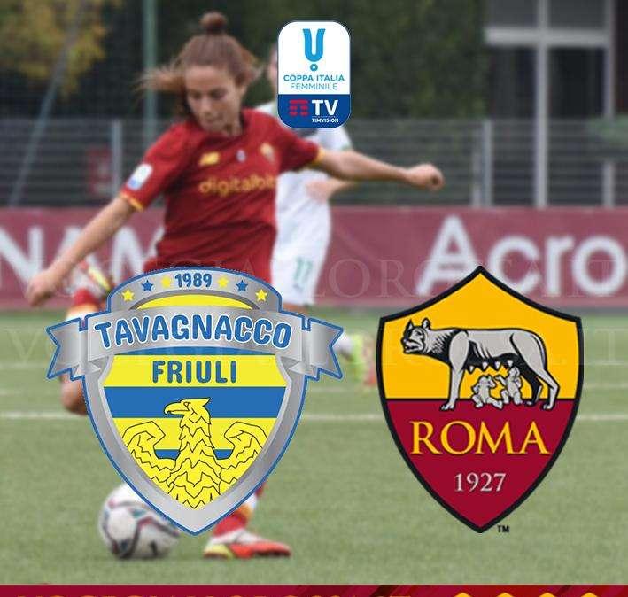 Coppa Italia Femminile - Tavagnacco-Roma - La copertina del match. GRAFICA!