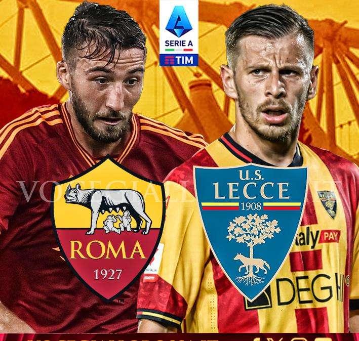 Roma-Lecce - La copertina del match. GRAFICA!