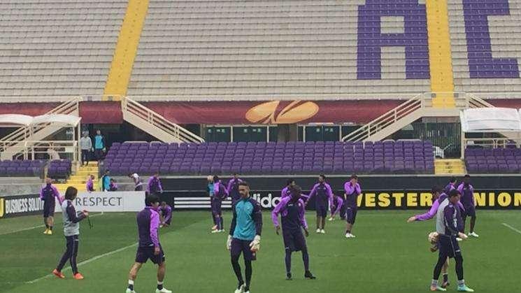 Rifinitura al Franchi per la Fiorentina. FOTO! VIDEO!
