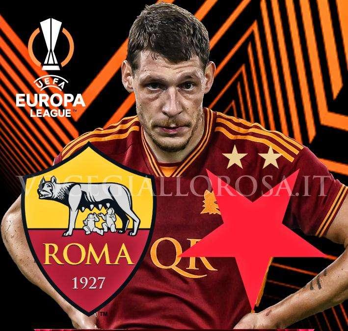 Roma-Slavia Praga - La copertina del match. GRAFICA!