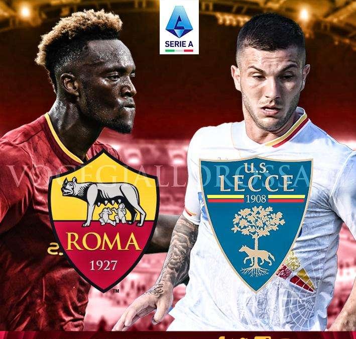 Roma-Lecce - La copertina del match. GRAFICA!