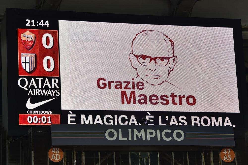 Roma-Parma, l'omaggio al Maestro Ennio Morricone. VIDEO!